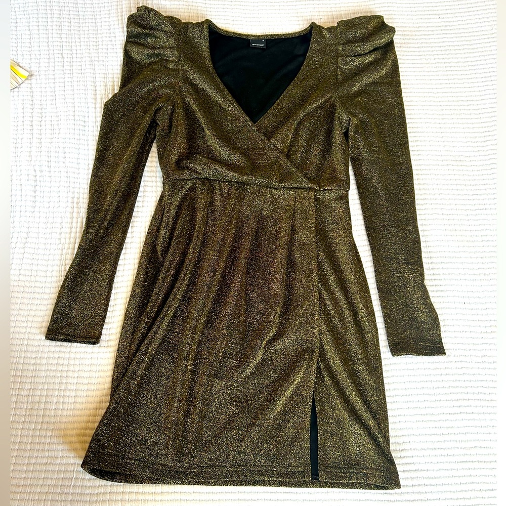 Gold Sparkle New Years Dress